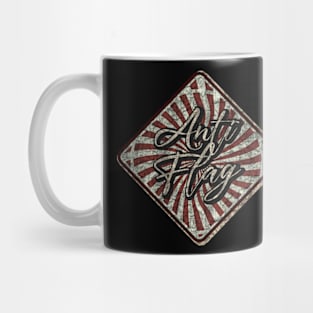 Anti Flag vintage design on top Mug